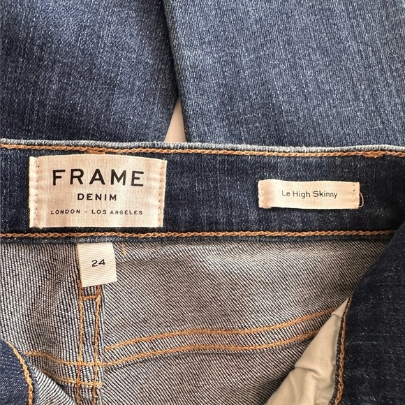Frame Denim Distressed Le High Skinny Jeans - Picture 4 of 9